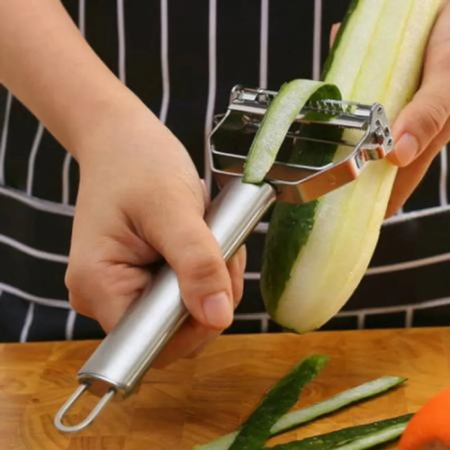 304 스텐 만능 채칼 야채칼 필러 감자필러 양배추칼 이미지