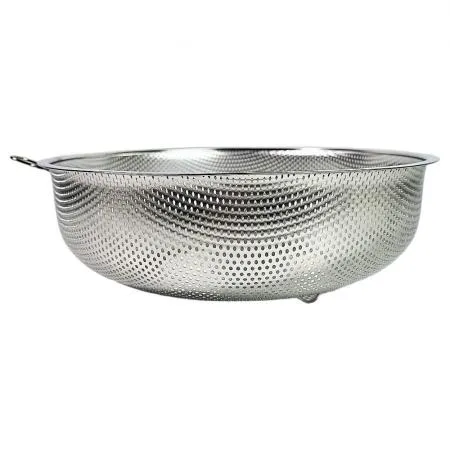 304 스텐 고리형 물빠짐 채반 소쿠리 28cm 이미지