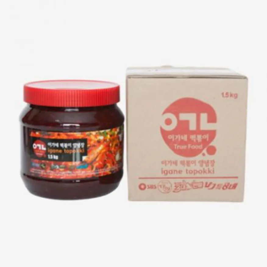 3대천왕 우승 부산깡통시장 이가네 떡볶이 양념소스 1.5KG 이미지