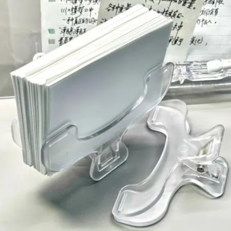 투명 북클립 책 집게 독서 고정 클립 페이지 홀더 12cm 이미지