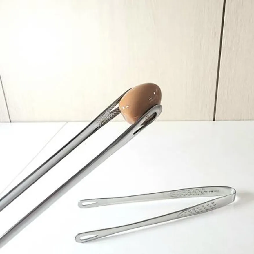 304 스테인레스 캠핑 바베큐 고기집게 먹방핀셋 요리집게-대 28cm 이미지