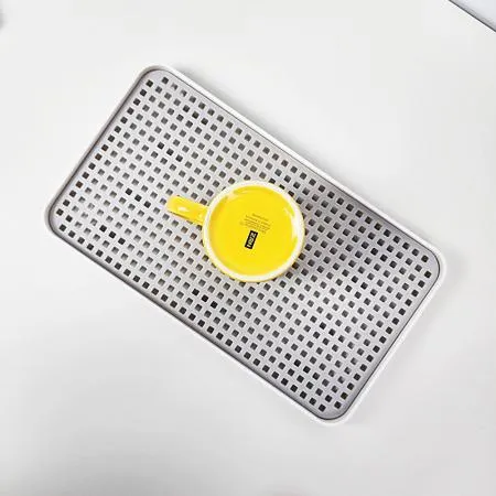 물 빠짐 컵 건조대 싱크대 미니 식기건조대 분리형-사각형