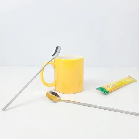 심플한 유광 304 스테인리스 차 머들러 롱 티스푼 17.5cm