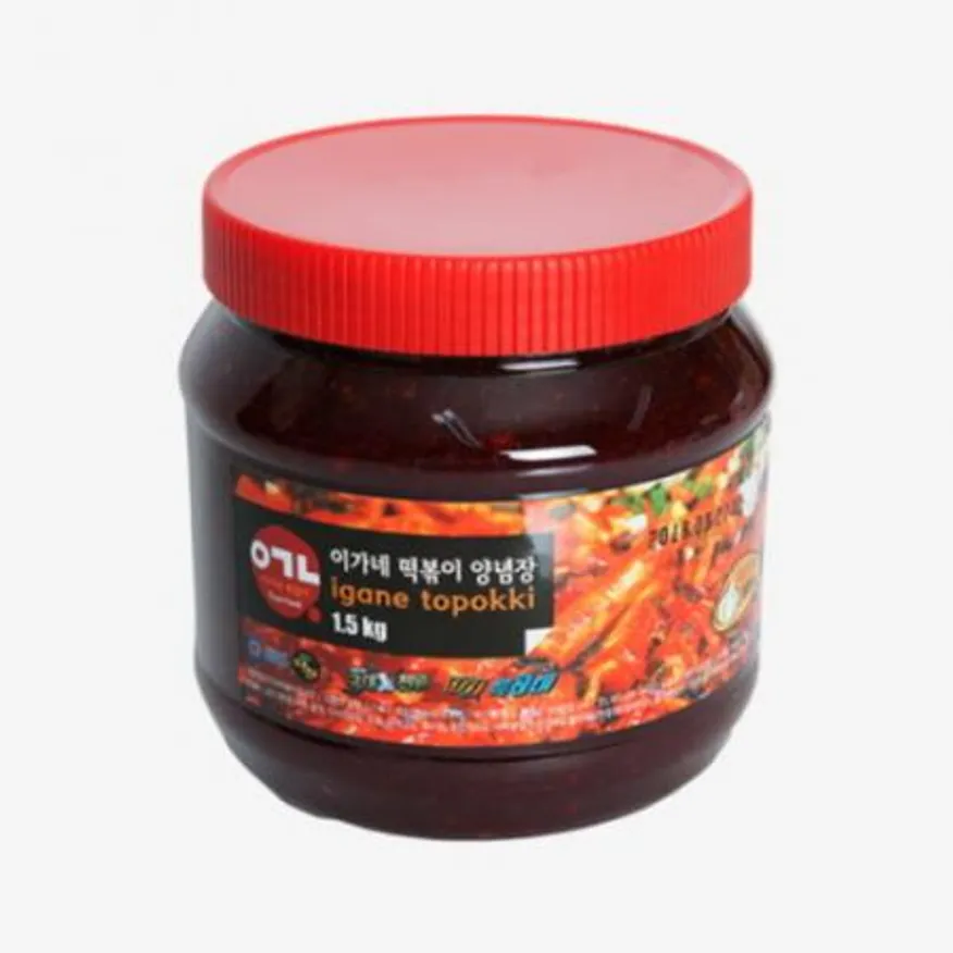 3대천왕 우승 부산깡통시장 이가네 떡볶이 양념소스 1.5KG 이미지