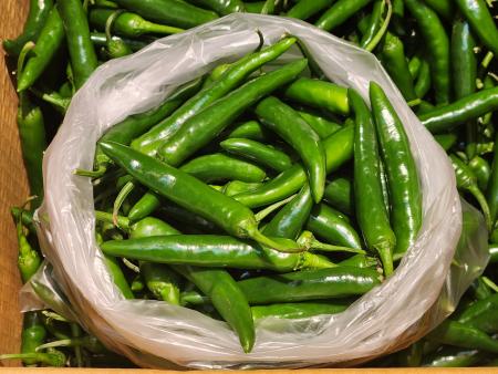 ⭐ 청양고추(상품,일부빨강색 있음, 1kg) 팩 국내산