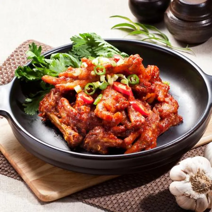 야식만참 숯불통닭발 400g 이미지