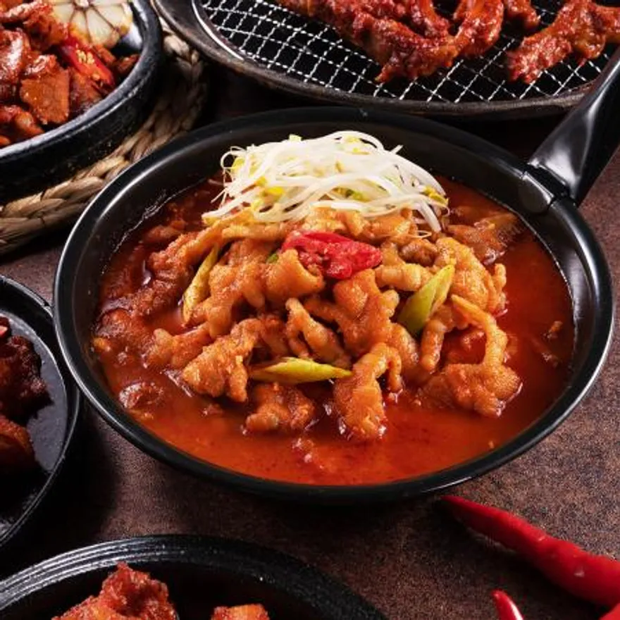 야식만참 숯불무뼈국물닭발 300g 10개 이미지
