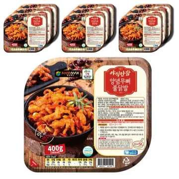 야식만참 양념무뼈불닭발 400g 10개
