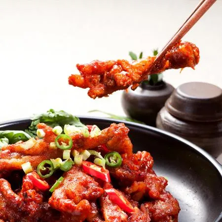 야식만참 숯불통닭발 400g