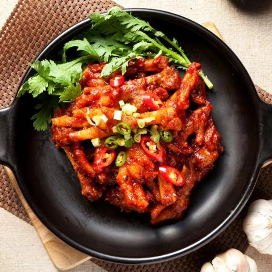 야식만참 숯불통닭발 400g 이미지
