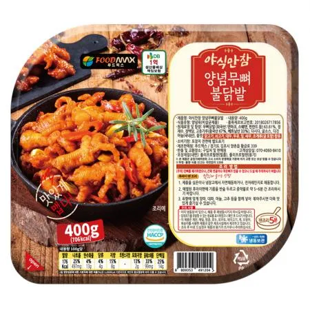 야식만참 양념무뼈불닭발 400g 이미지