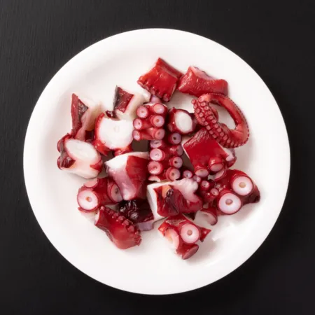 타코야끼문어 냉동 절단 문어 슬라이스 자숙 문어 숙회 샐러드 랜덤컷 10kg 이미지