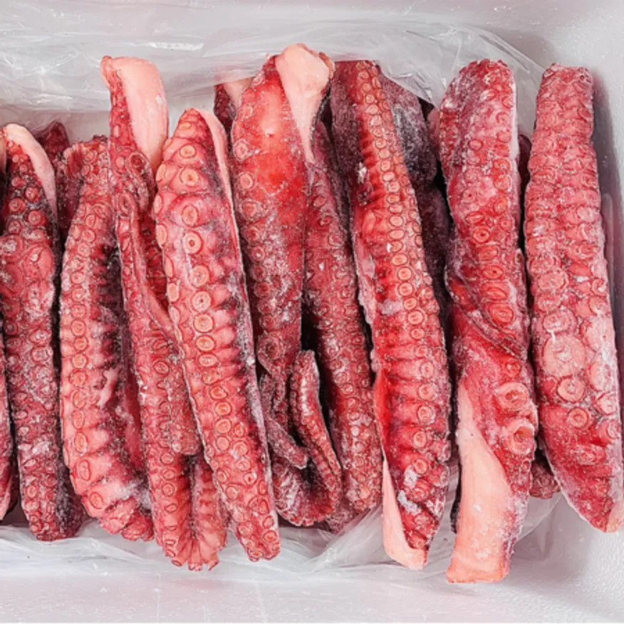 자숙 문어 다리 냉동 삶은 필리핀 문어 10kg 벌크 업소용 문어족 뽈뽀 2/300g 이미지