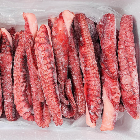자숙 문어 다리 냉동 삶은 필리핀 문어 10kg 벌크 업소용 문어족 뽈뽀 1/200g