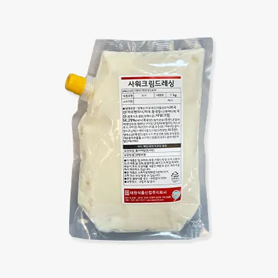 [피자다] 태원식품 샤워크림드레싱 (1kg) 이미지