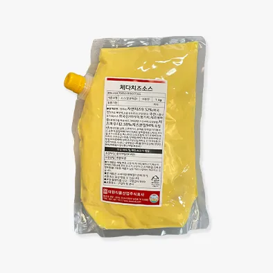 [피자다] 태원식품 체다치즈소스 (1kg) 이미지