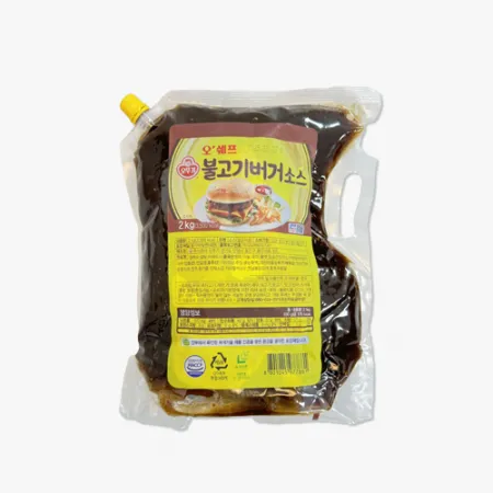 [피자다] 오쉐프 불고기버거소스 (2kg) 이미지