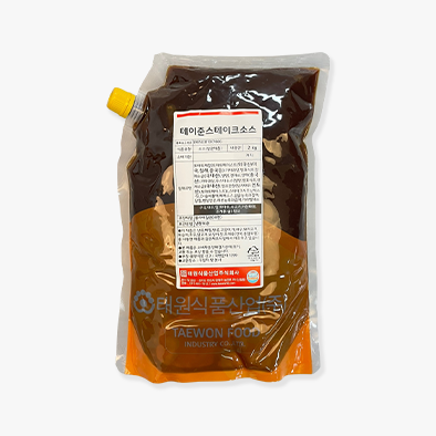 [피자다] 태원식품 테이준스테이크 소스 (2kg)