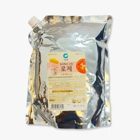 [피자다] 대상청정원 토마토 생크림 로제스파게티소스 (2kg)