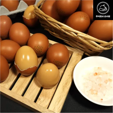 [무료배송]무항생제 맥반석 구운 계란 120구 중란 이미지
