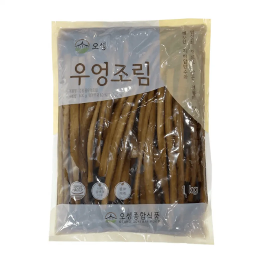 국내제조 우엉 조림 1kg 김밥용 밑반찬 이미지
