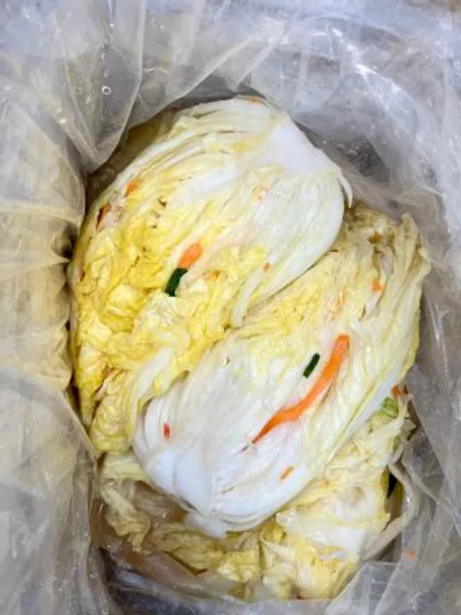 시원 고명있는 백김치 10kg 이미지