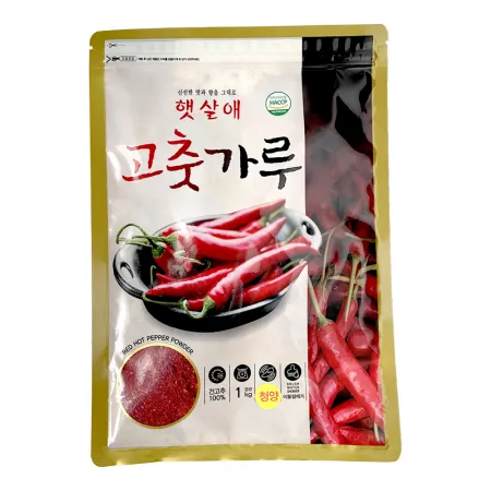 햇살애 고춧가루 1kg 청양 굵은가루 매운맛 수입