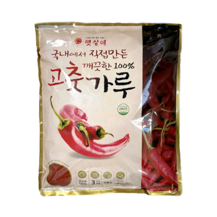 햇살애 고춧가루 3kg 보통맛 굵은가루 수입 이미지