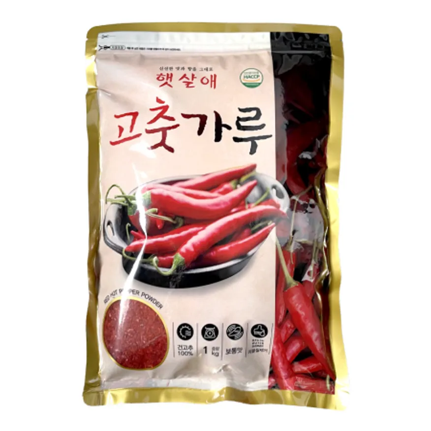 햇살애 고춧가루 1kg 보통맛 굵은가루 수입 이미지
