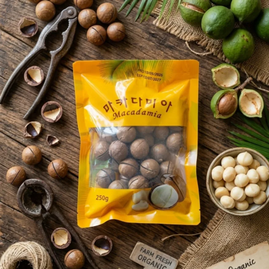 마카다미아 통 견과류 250g 이미지