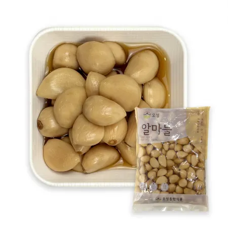 고기반찬 알마늘 마늘쫑 궁채 1kg 장아찌 밑반찬 세트 이미지