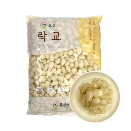 국내제조 아삭 락교 1kg 4kg 대용량 염교 이미지