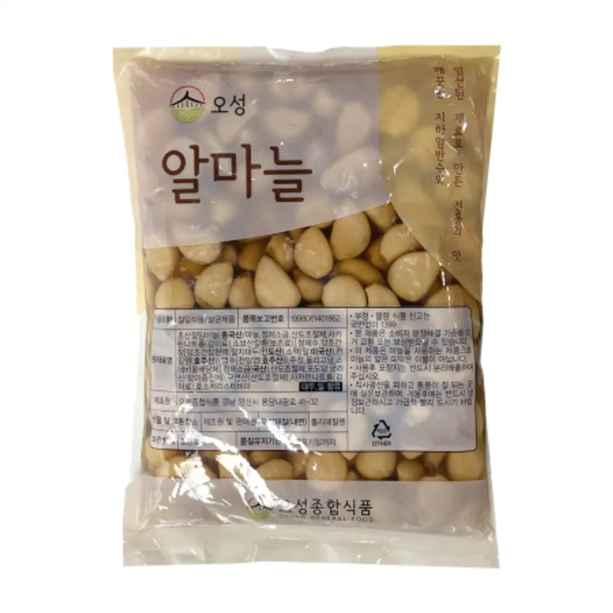 국내제조 간장 알마늘지 1kg 장아찌 밑반찬 이미지