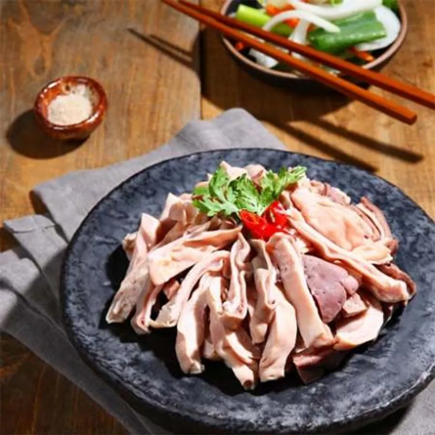 또순이 돼지 슬라이스 오소리감투 1kg 이미지