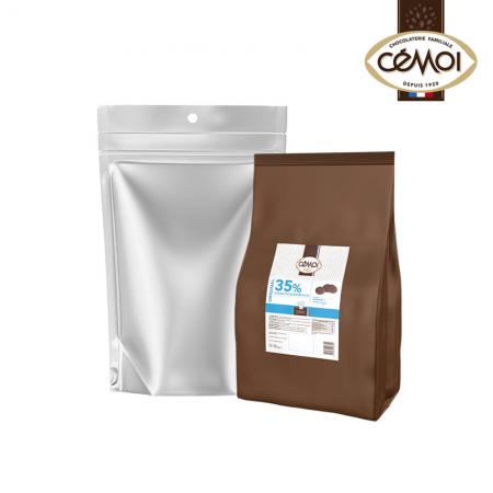 (소분) 2.5kg 커버춰 프랑스 쎄모아 밀크 35% 초콜렛 대용량 베이킹용