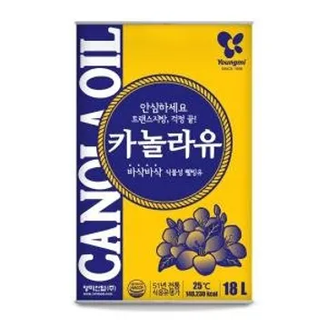업소용 영미 카놀라유 18L 식용유(직배송)