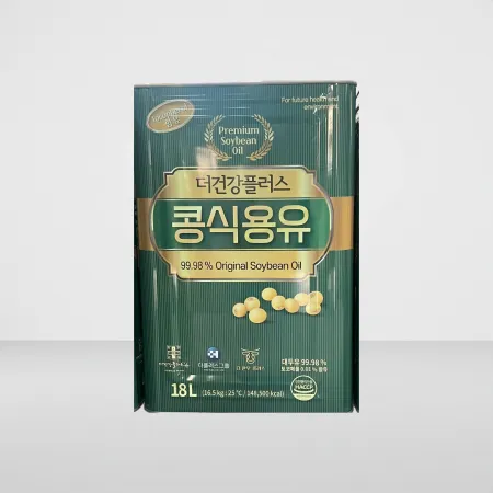 업소용 콩 식용유 더건강플러스(대두유) 18L 업소용(직배송)