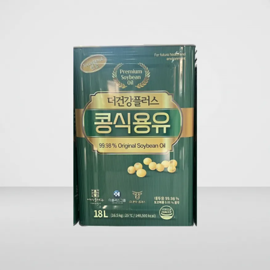 업소용 콩 식용유 더건강플러스(대두유) 18L 업소용(직배송) 이미지