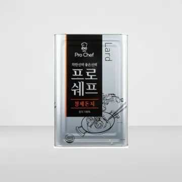 업소용 프로쉐프 정제돈지 13kg 라드유