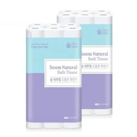 숨 내추럴 3겹 25m 30롤 1팩 휴지 화장지