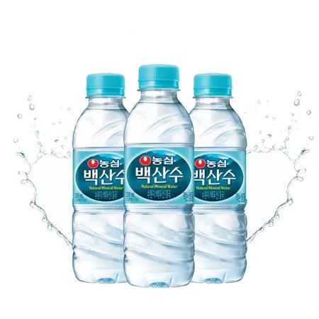 백산수 생수 유라벨 330ml x 60병