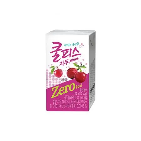 쿨피스 제로 테트라 자두 140ML x 24입 음료