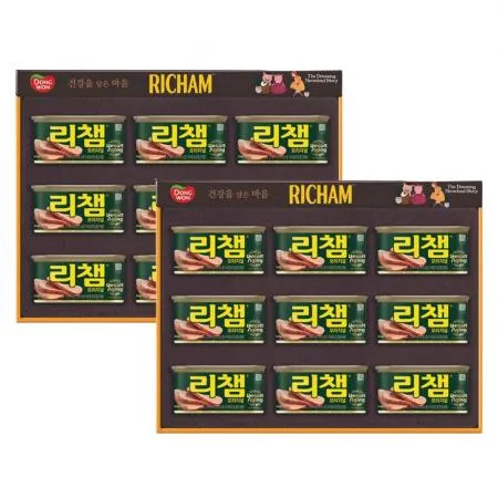 [동원] 2027 참치선물세트 리챔  g9호 2세트 직장인선물세트 명절선물세트
