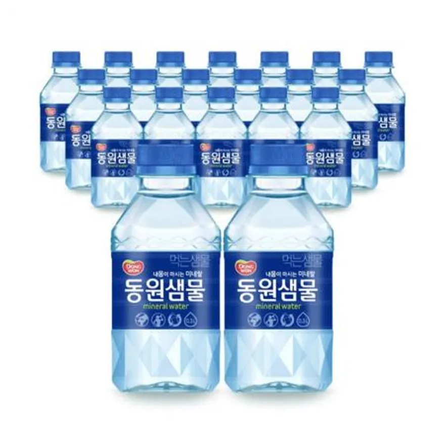 동원샘물300ml x 40병 먹는샘물 생수 물 이미지
