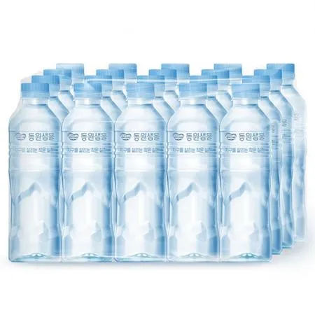 동원샘물 500ml x 20병 무라벨 먹는샘물