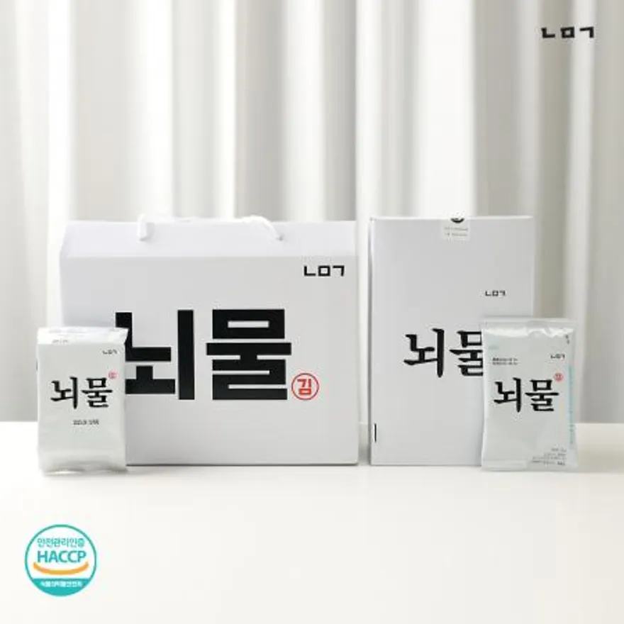 선물세트 매콤한맛 뇌물 김 6g x 27봉+사은품 2세트 +사은품 설날설물세트 명절선물세트 직장인선물 이미지