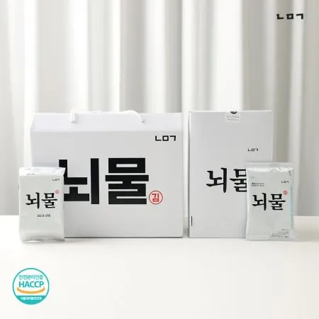 선물세트 매콤한맛 뇌물 김 6g x 27봉+사은품 2세트 +사은품 설날설물세트 명절선물세트 직장인선물 이미지
