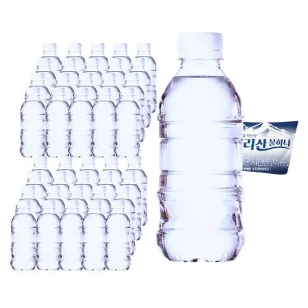지리산 물하나 무라벨 330mlx40병 생수 샘물