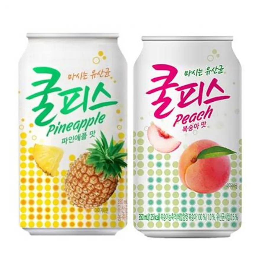 쿨피스 복숭아 10캔+ 파인애플10캔 CAN 음료 이미지