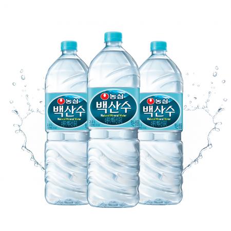백산수 생수 유라벨 2L x 12병